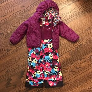The North Face Girls 2T Winter Coat & Snow Pants